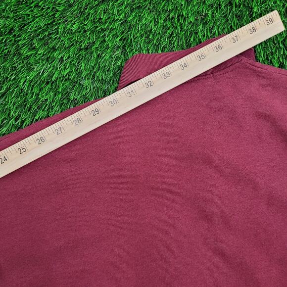 Vintage 80s MOD Collared Sweatshirt XL 23x25 Colorblock - Picture 5 of 14